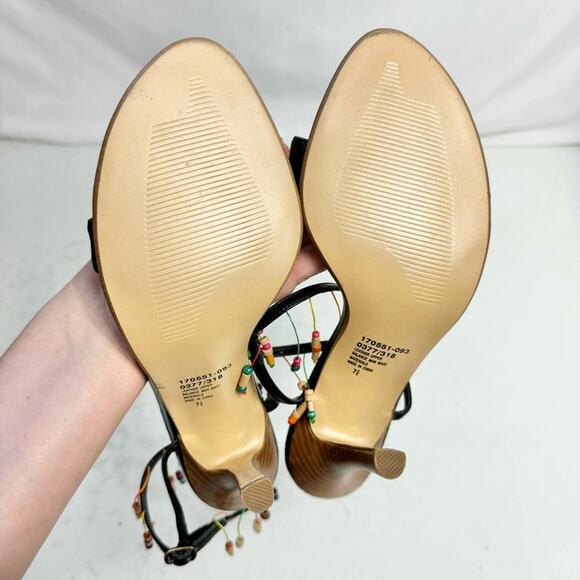 Colin Stewart Beaded Multicolored Heels Size 7.5 - Picture 7 of 8